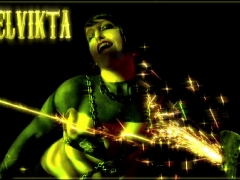 Kelvikta Rollerskating Grinder Girl
